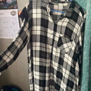Flannel looking dress. Size XL